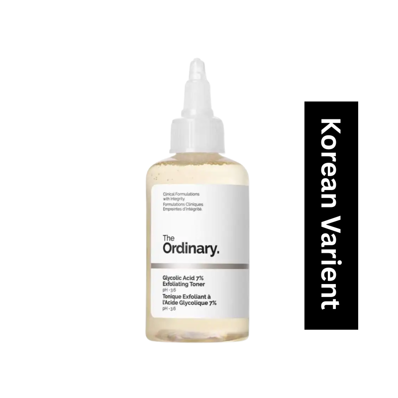 The Ordinary Glycolic Acid 7% Exfoliating Toner 240ml ( Korean Varient)