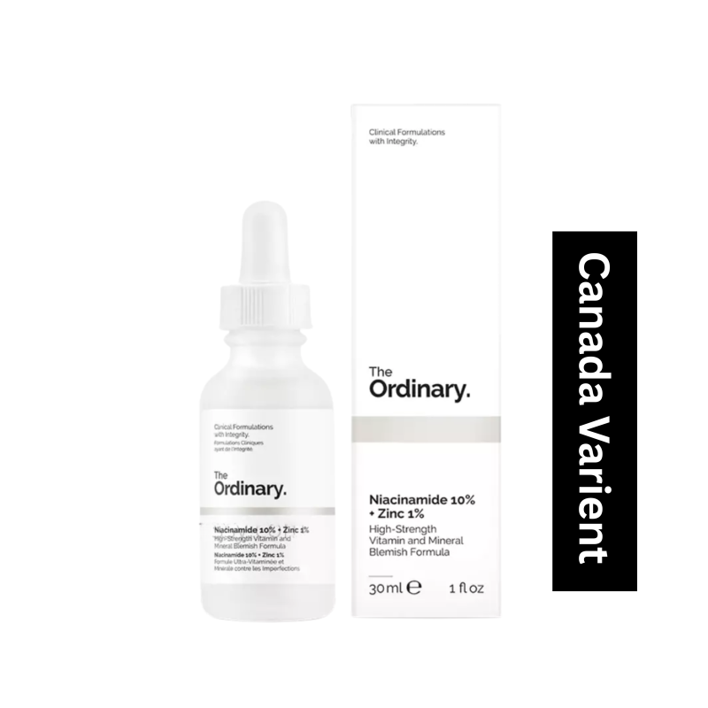 The Ordinary Niacinamide 10% + Zinc 1% 30ml (Canada Varient)