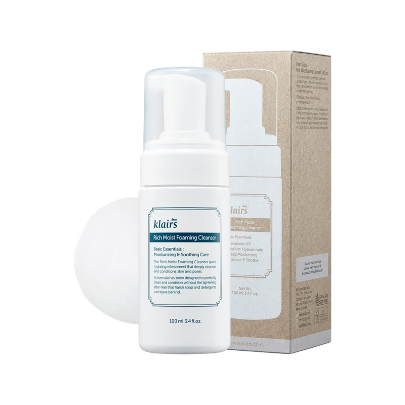Klairs Rich Moist Foaming Cleanser 100ml