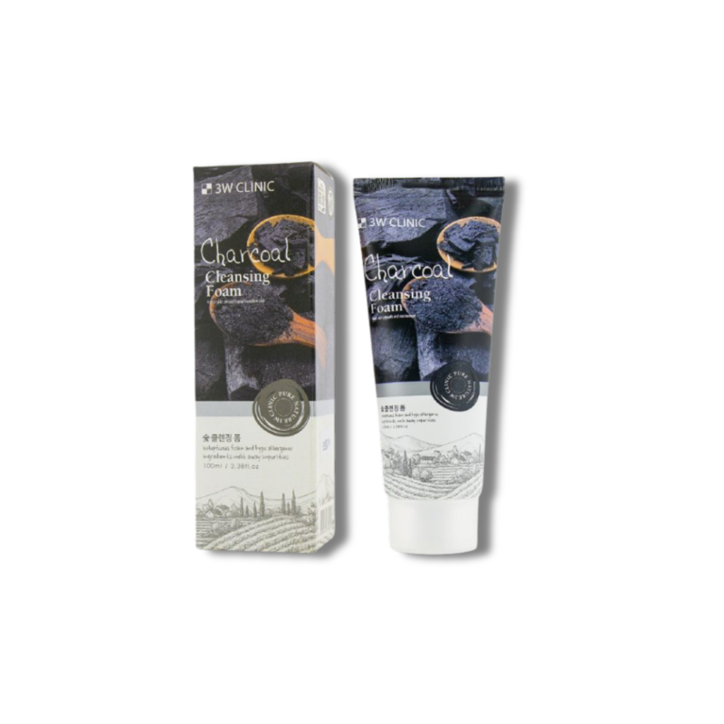 3W Clinic Charcoal Cleansing Foam100ml