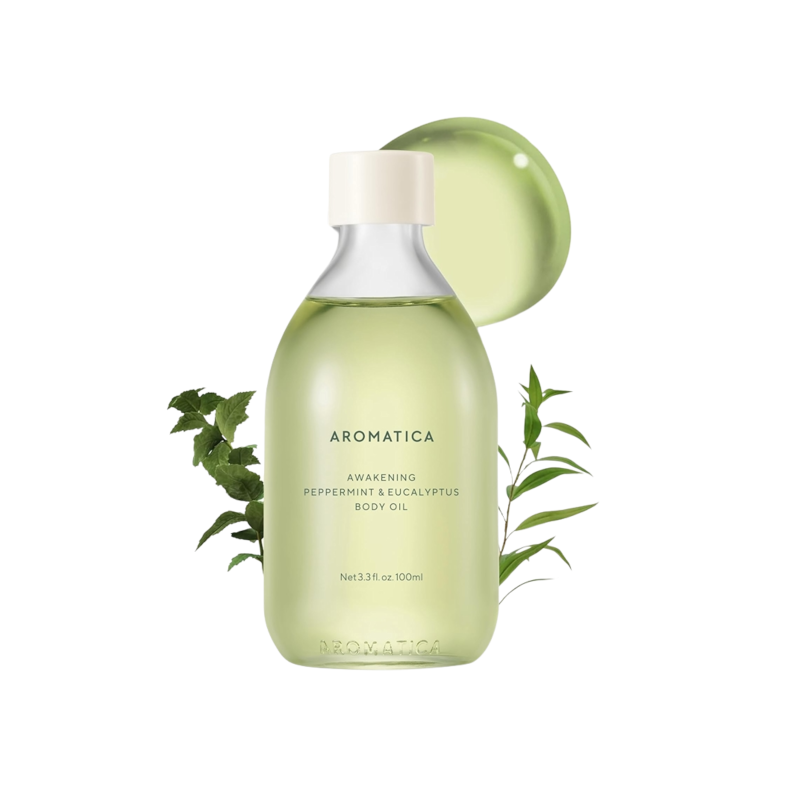 Aromatica Awakening Peppermint & Eucalyptus Body Oil (100ml)