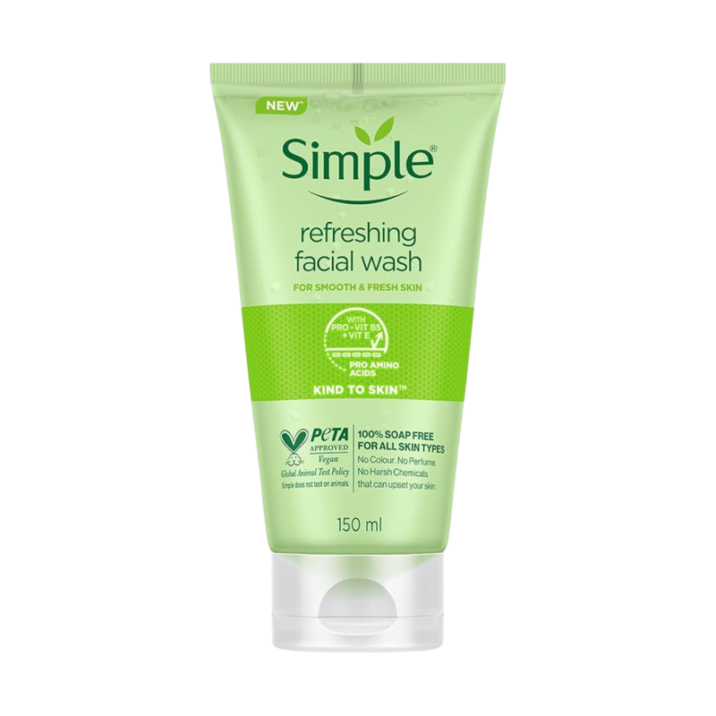 Simple Kind to Skin Refreshing Facial Wash Gel 150ml