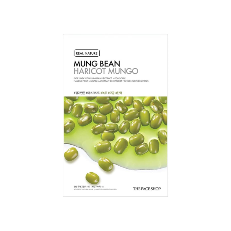 The Face Shop Real Nature Mung Bean Face Mask 20gm