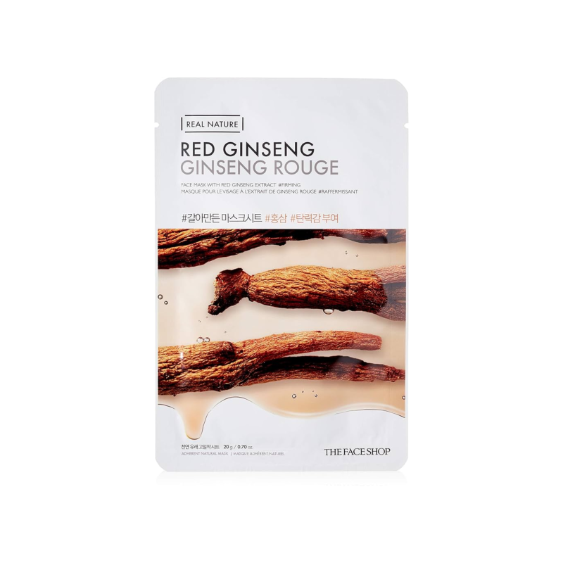 The Face Shop Real Nature Red Ginseng Face Mask 20gm