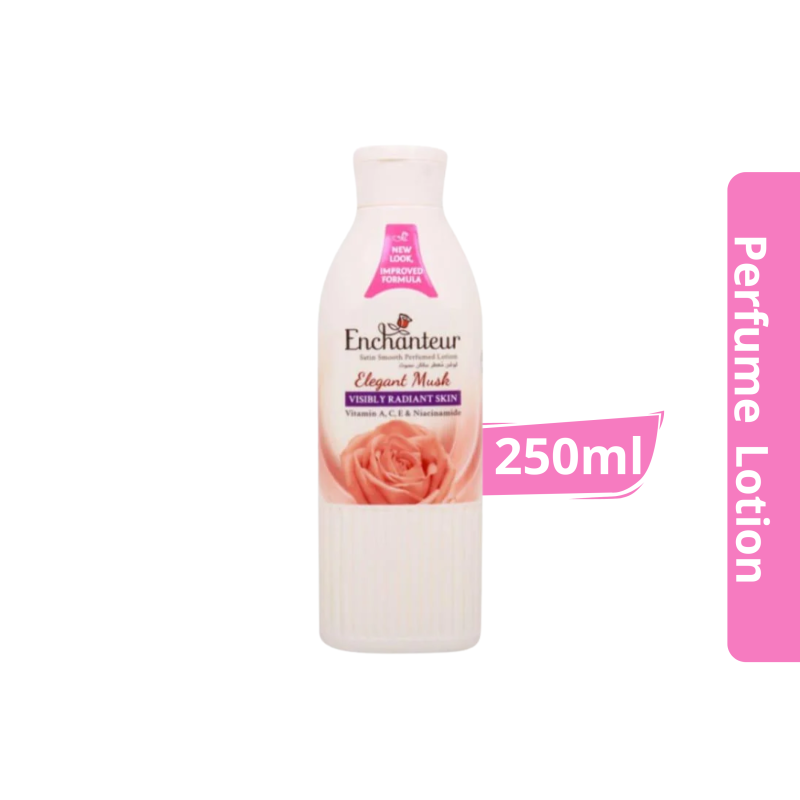 Enchanteur Satin Smooth Elegant Mask Perfumed Body Lotion 250 ml