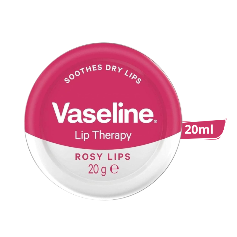 VASELINE Lip Therapy Rosy Lips with Rose & Almond Oil 20gm