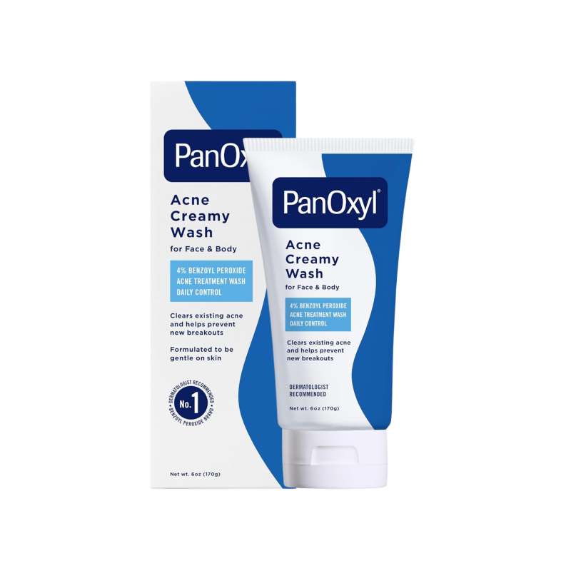 PanOxyl Acne Creamy Wash Benzoyl Peroxide 4% Daily Control 170g