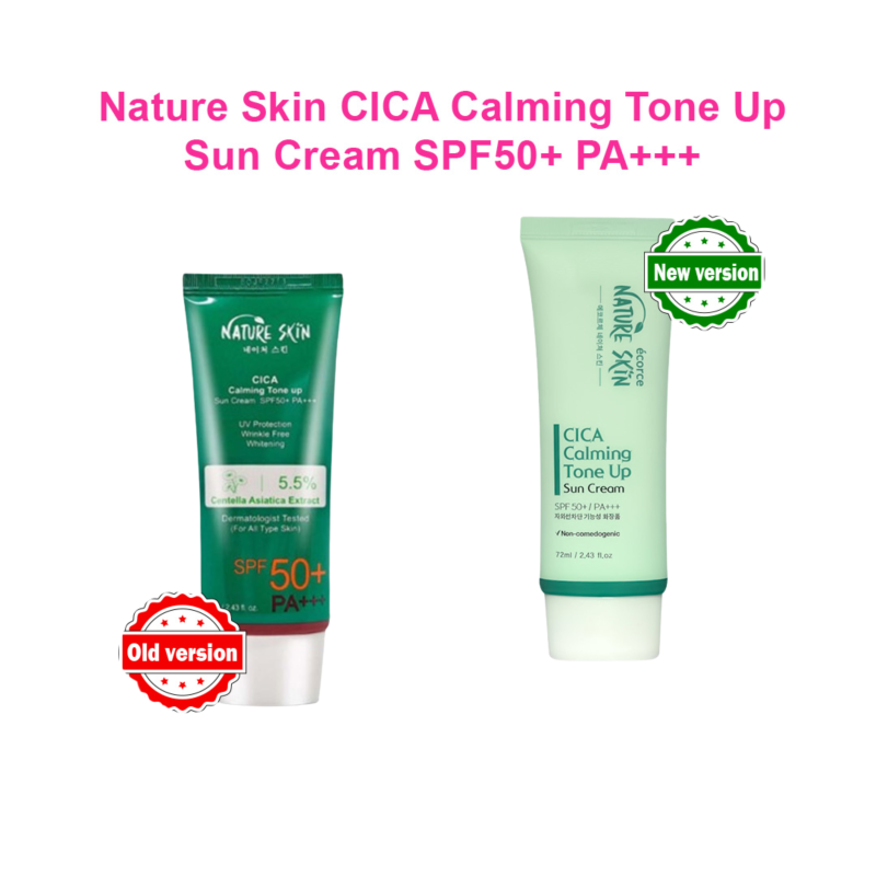Nature Skin Cica Calming Tone Up Sun Cream SPF50+++ 72ml
