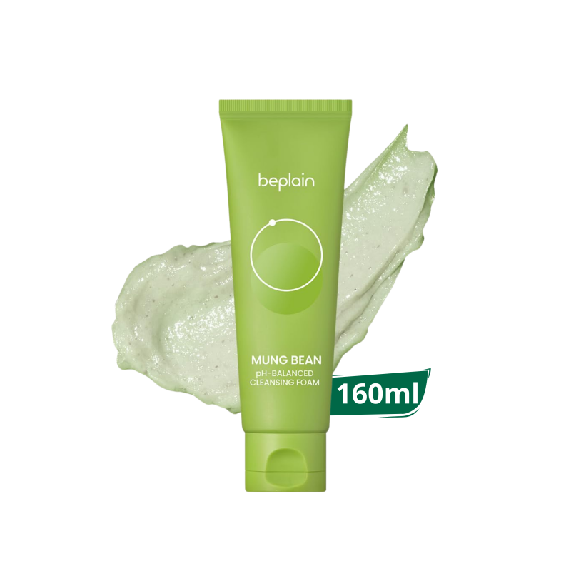 Beplain Mung Bean pH-Balanced Cleansing Foam 160ml