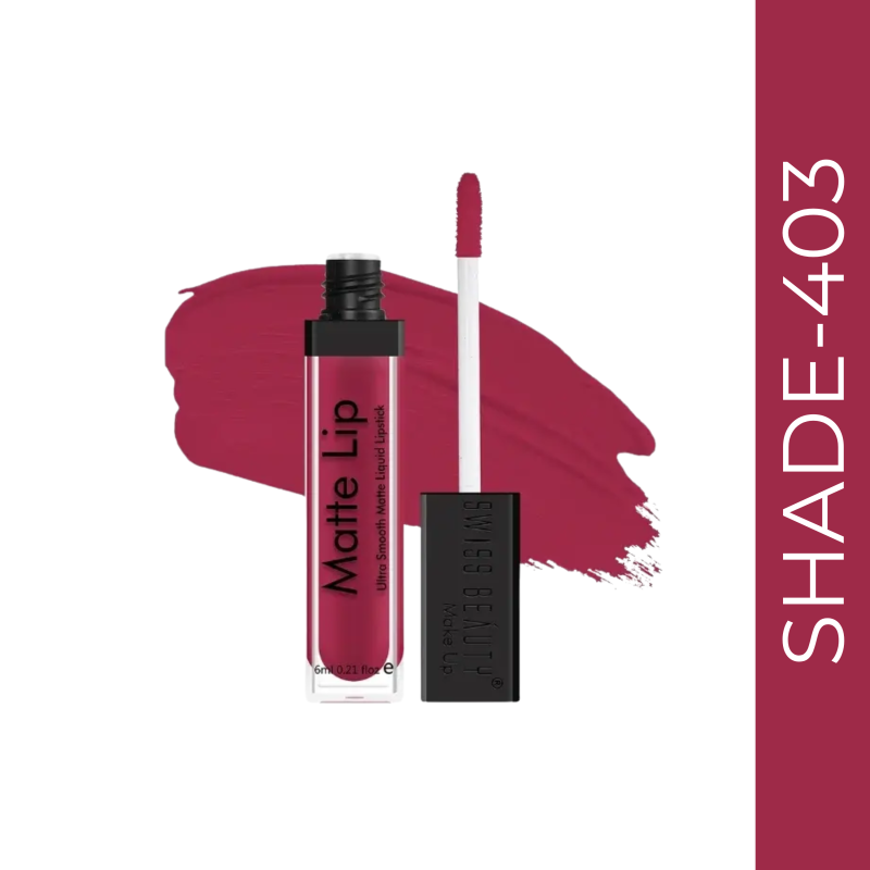 Swiss Beauty Ultra Smooth Matte Lip Liquid Lipstick #37 Berry Boom (6ml)
