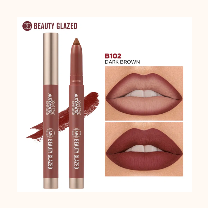 Beauty Glazed Lip Crayon Dark – Brown B102