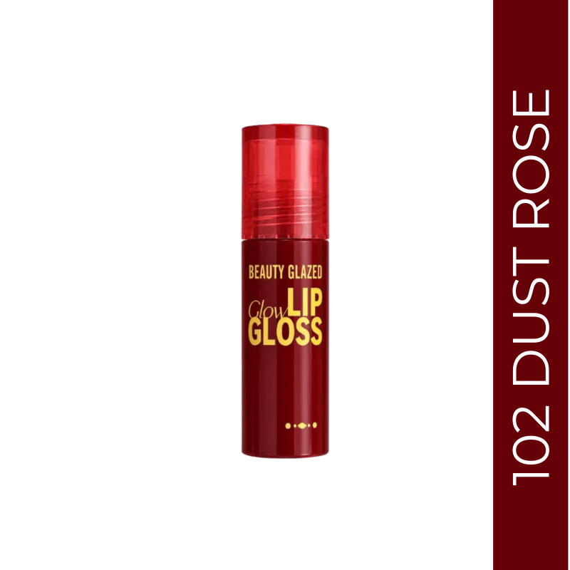 Beauty Glazed Glow Lip Gloss #102 Dusty Rose (3gm)