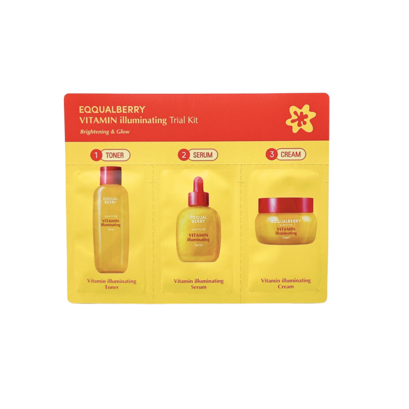 Eqqualberry VITAMIN illuminating Trial Kit 