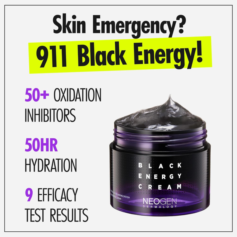 Neogen Dermalogy Black Energy Cream 80ml