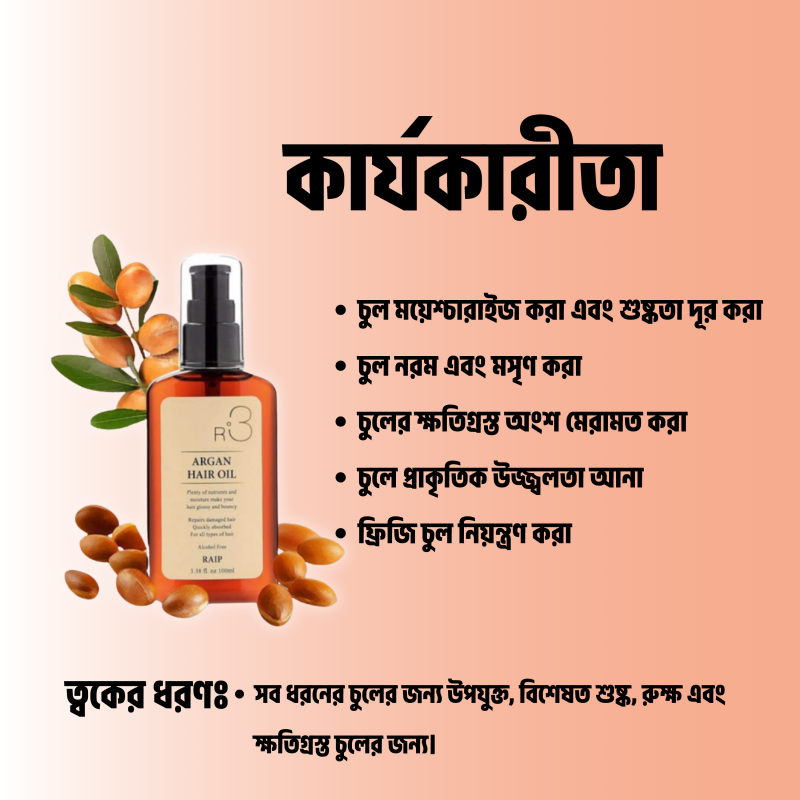 RAIP R3 Argan Hair Oil – 100ml