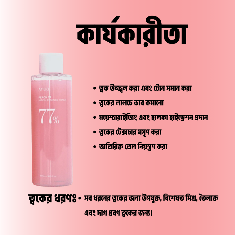 Anua Peach 77 Niacin Essence Toner 250ml