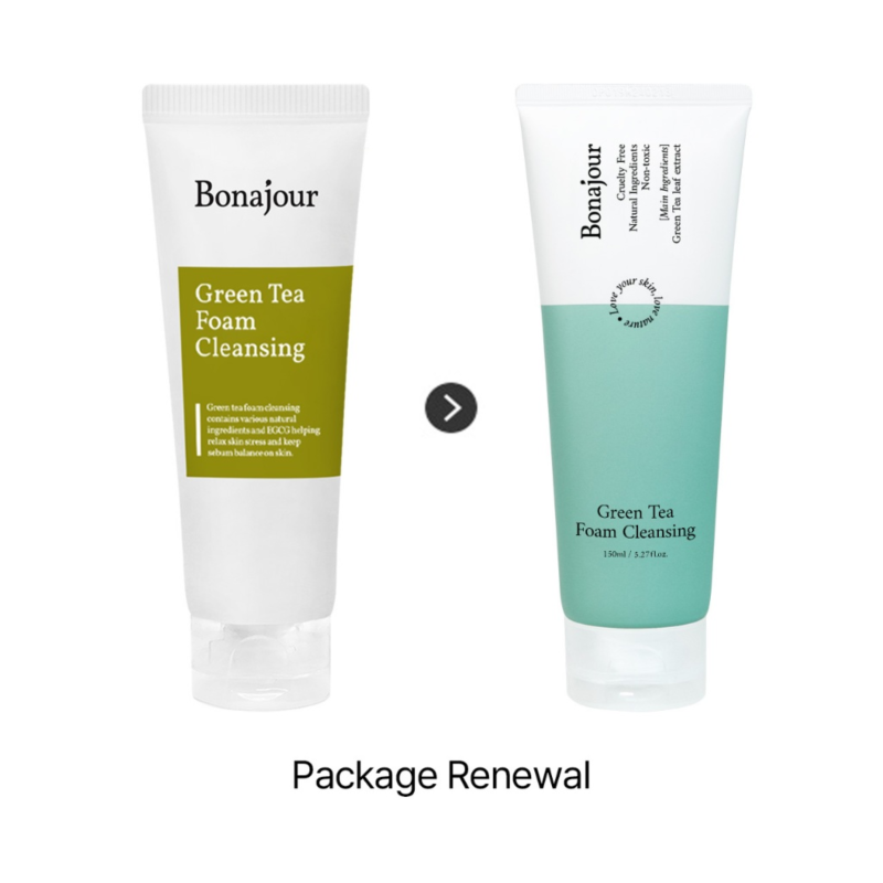 BONAJOUR Green Tea Foam Cleansing 150ml