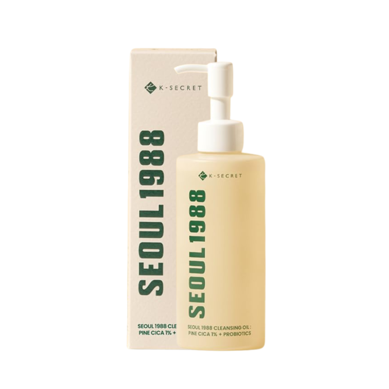 KSECRET SEOUL 1988 Cleansing Oil : Pine Cica 1% + Probiotics 200ml