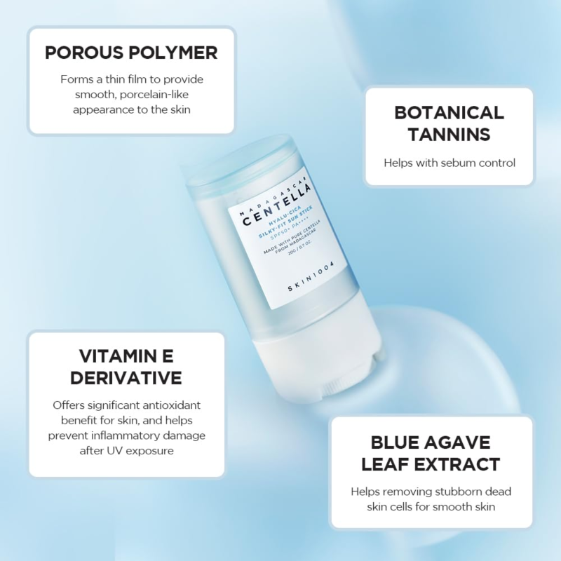 Skin1004 Madagascar Centella Hyalu-cica Silky-fit Sun Stick spf50+ PA++++ 20g