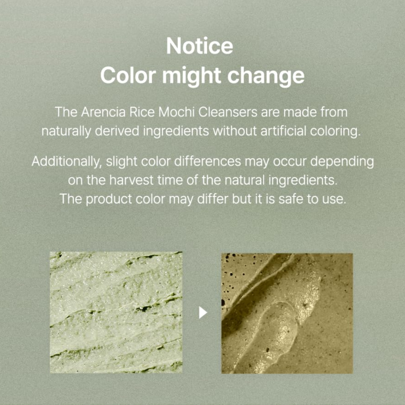 Arencia Fresh Green Rice Mochi Cleanser 120ml