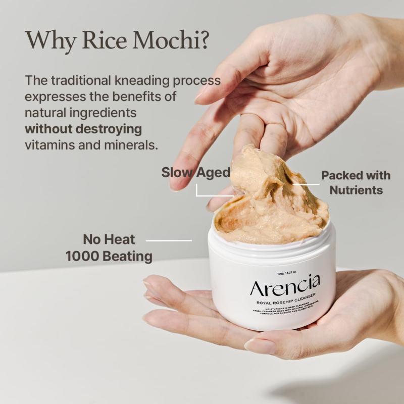 Arencia Calendula Rice Mochi Cleanser 120g