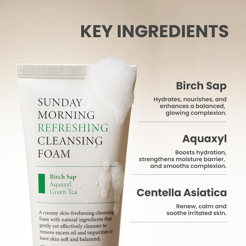 Axis-Y Sunday Morning Refreshing Cleansing Foam 120ml