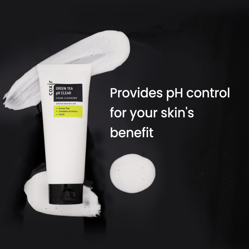 Coxir Green Tea pH Clear Foam Cleanser 150ml
