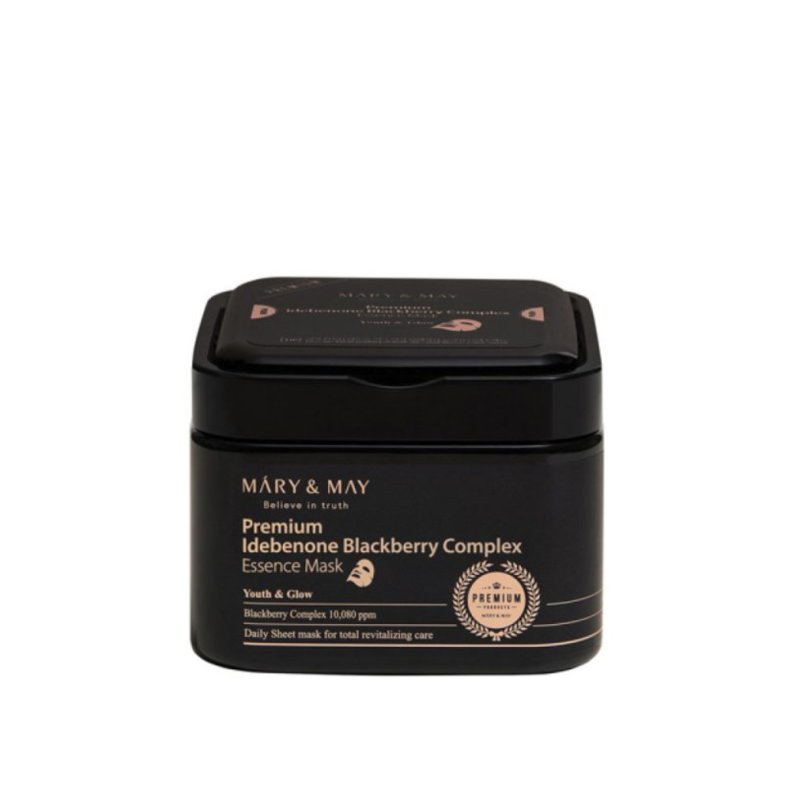 Mary&May Premium Idebenon Blackberry Complex Essence Mask (20EA)