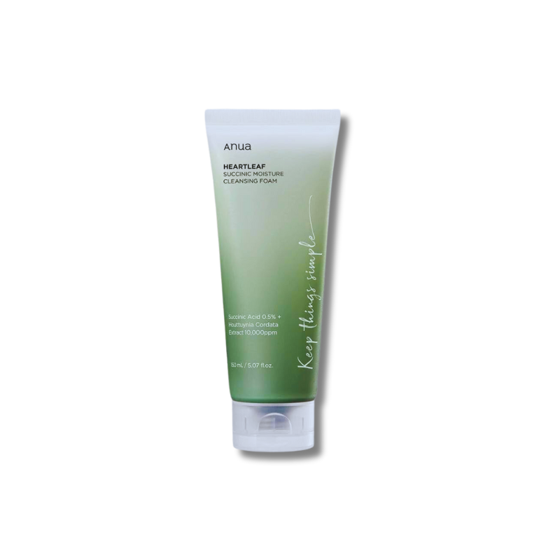 Anua Heartleaf Succinic Moisture Cleansing Foam