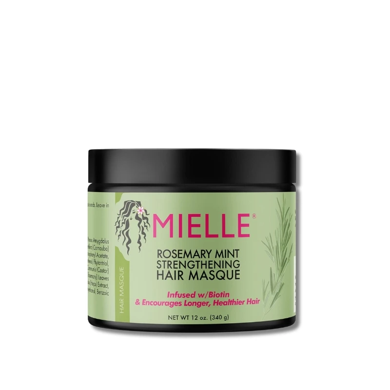 Mielle Organics Rosemary Mint Strengthening Hair Masque Infused w/Biotin - 340g