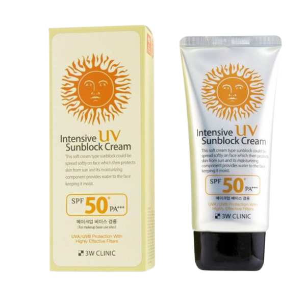 3W Clinic Intensive UV Sunblock Cream SPF50+ Pa+++ - 70ml